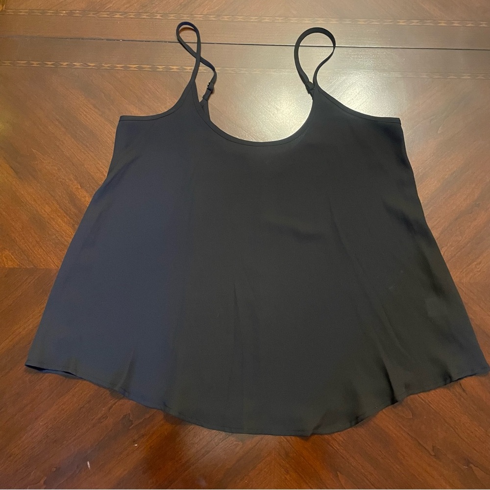 Apt 9 Black Sheer Spaghetti Strap Top XS